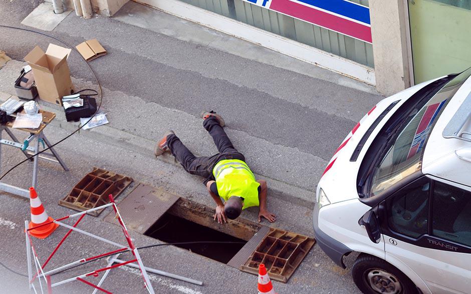 assainissement canalisation Margency